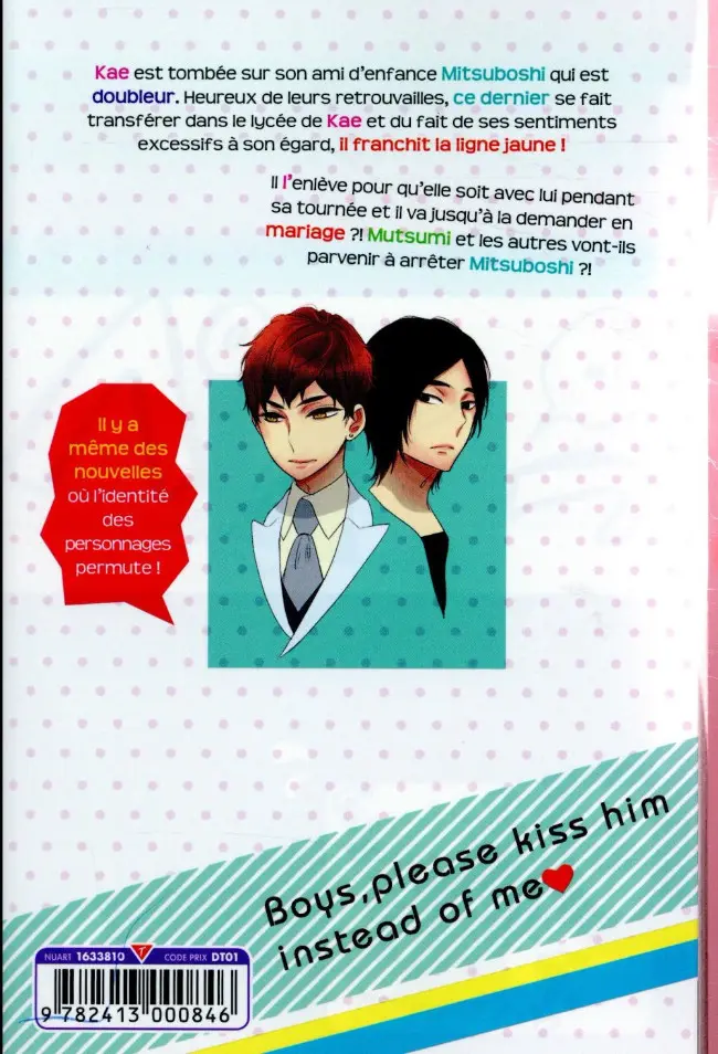 Verso de l'album Kiss him, not me ! 11