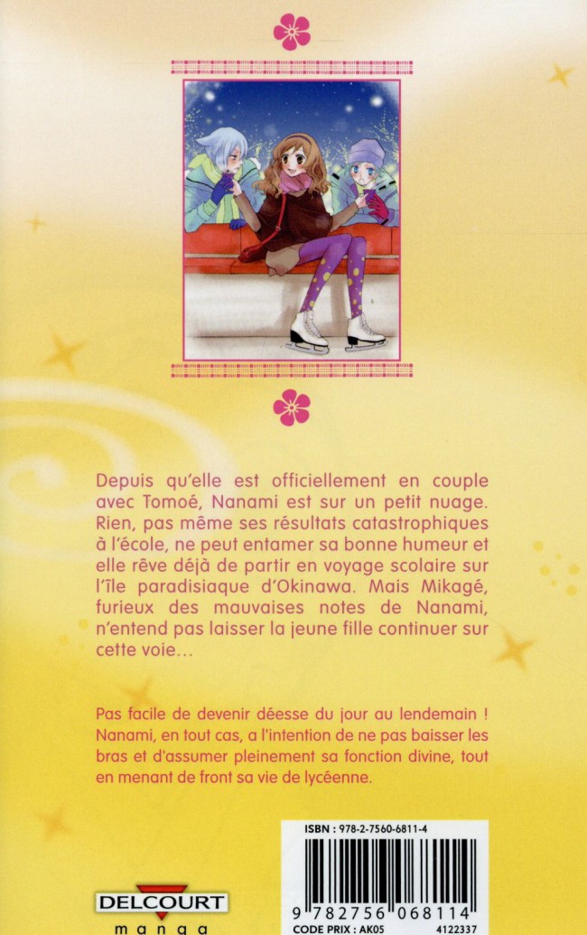 Verso de l'album Divine Nanami 18