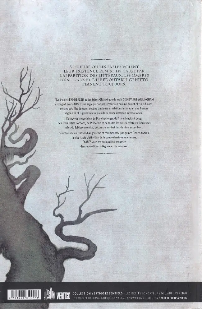 Verso de l'album Fables Volume 6