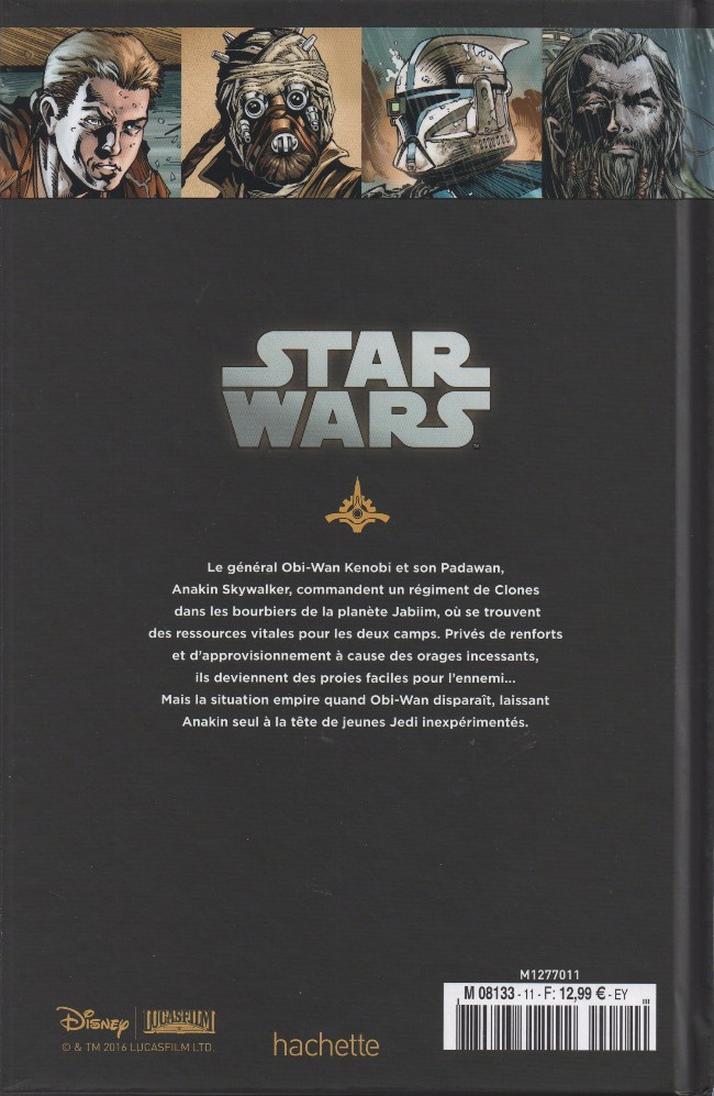 Verso de l'album Star Wars - Légendes - La Collection Tome 11 Clone Wars - III. Dernier combat sur Jabiim