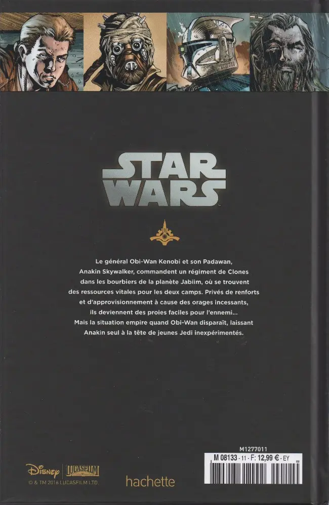 Verso de l'album Star Wars - Légendes - La Collection Tome 11 Clone Wars - III. Dernier combat sur Jabiim