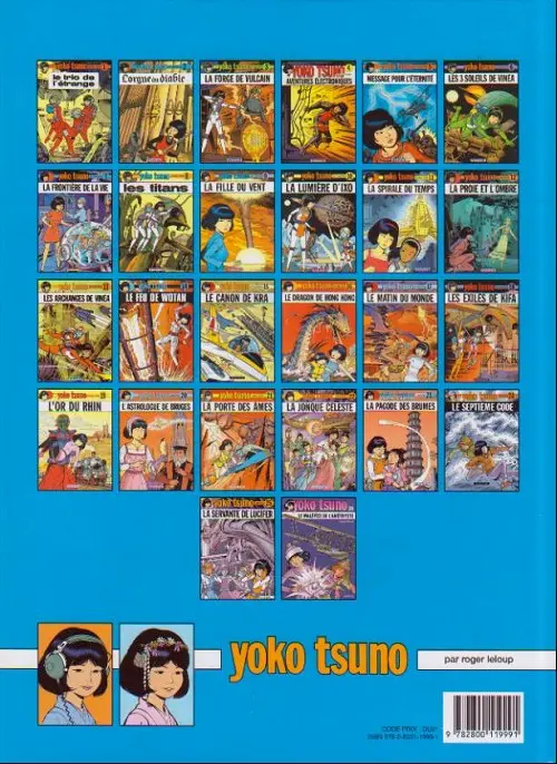 Verso de l'album Yoko Tsuno Tome 19 L'or du Rhin