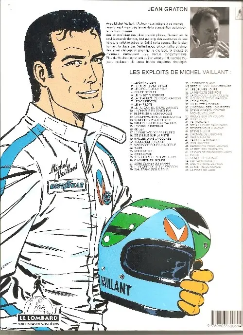 Verso de l'album Michel Vaillant Tome 26 Champion du monde