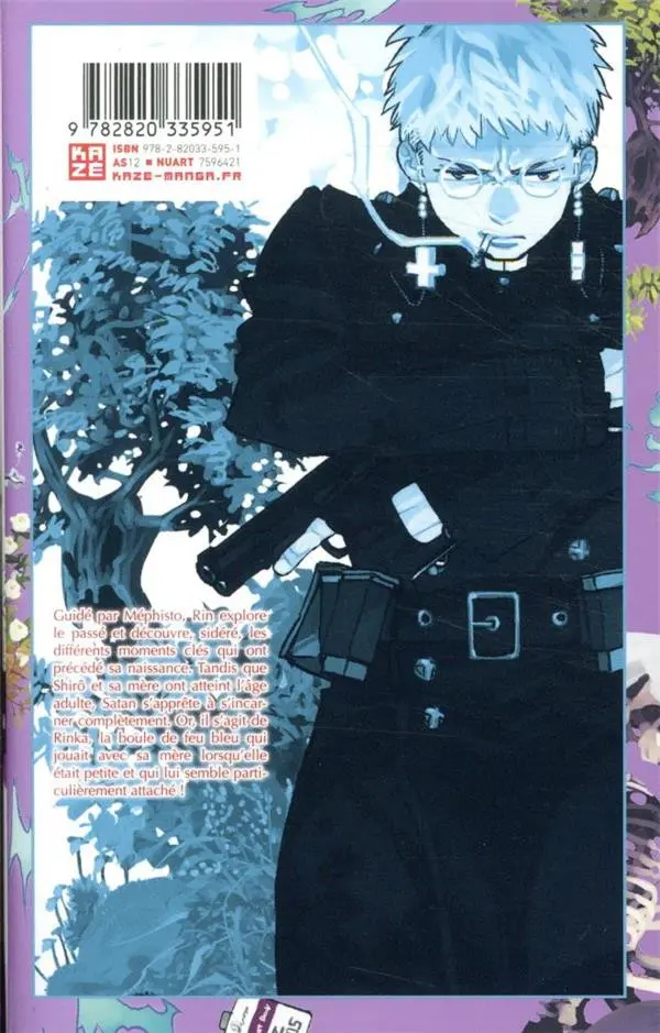 Verso de l'album Blue Exorcist 23