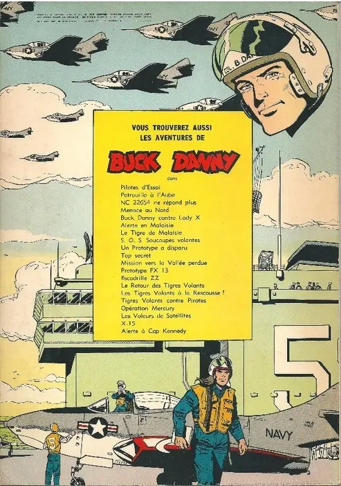 Verso de l'album Buck Danny Tome 18 Alerte en Malaisie