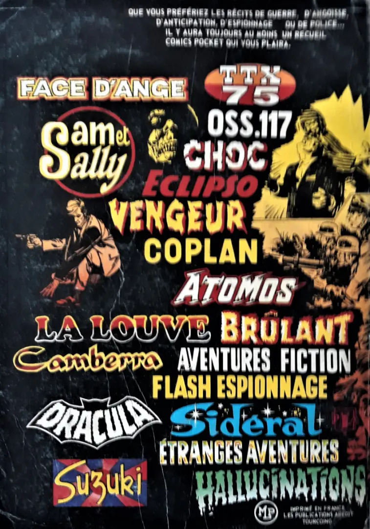 Verso de l'album Aventures fiction Album N°3213