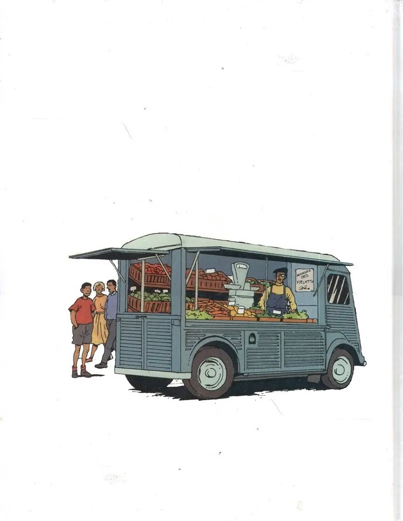 Verso de l'album Les marchés de France De Félix à Sébastien