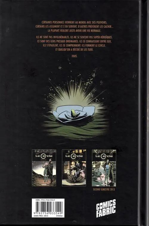 Verso de l'album Le Cercle Tome 2 Réminiscence