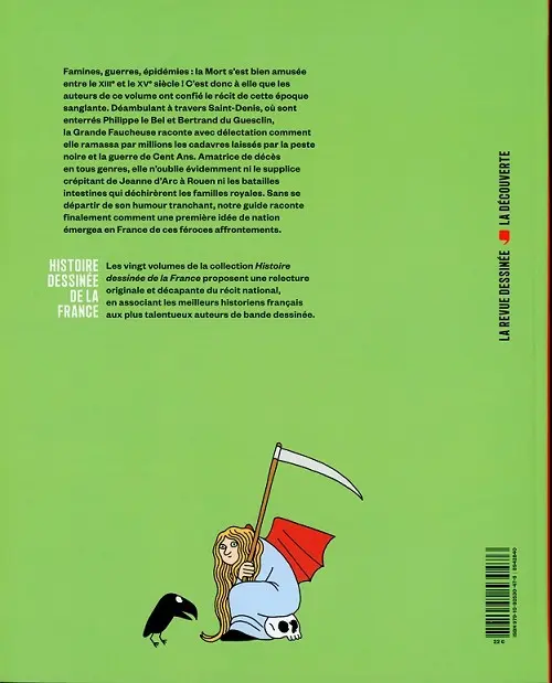 Verso de l'album Histoire dessinée de la France Tome 8 À la vie, à la mort - Des rois maudits à la guerre de Cent Ans