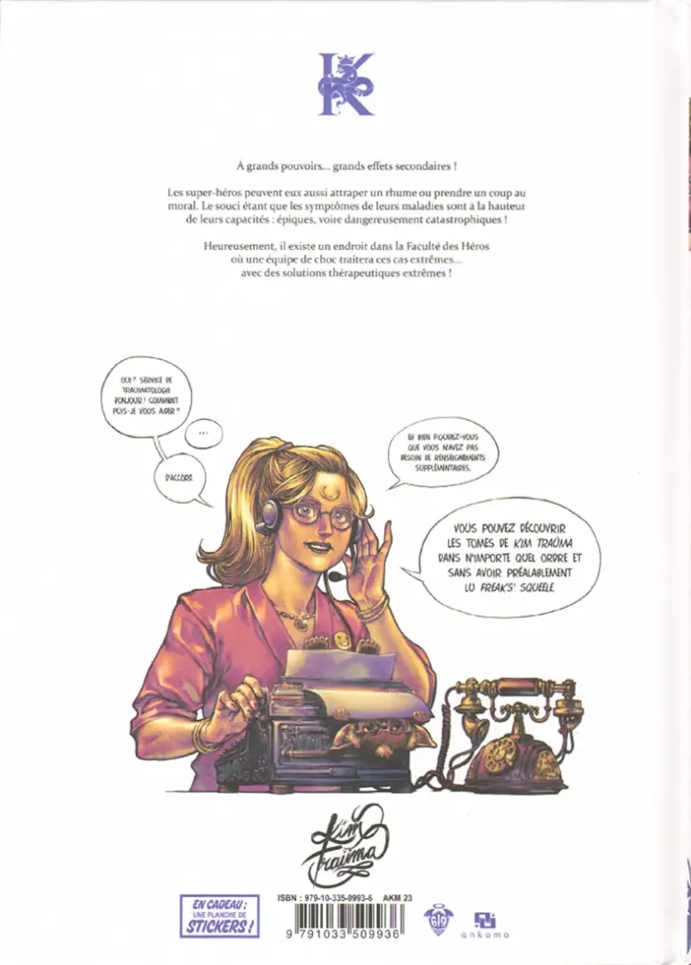 Verso de l'album Freaks' Squeele - Kim Traüma Épisode 1 Silicon Carne