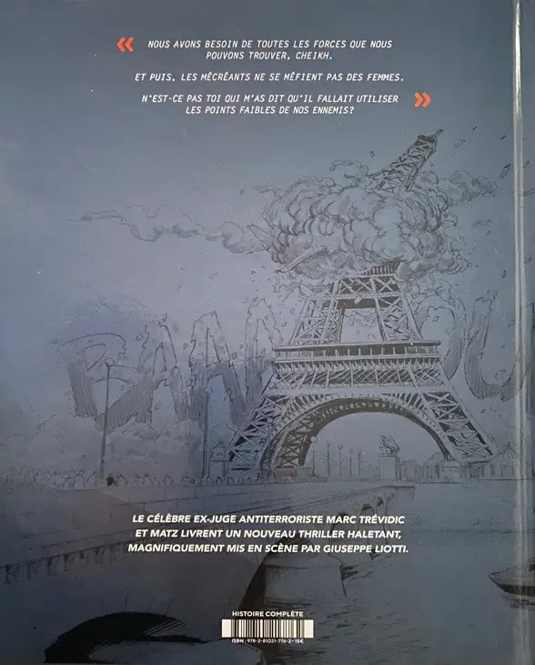 Verso de l'album Les fiancées du Califat