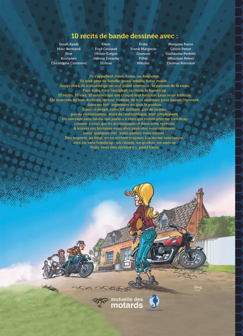 Verso de l'album Handi Cap' ou pas cap'