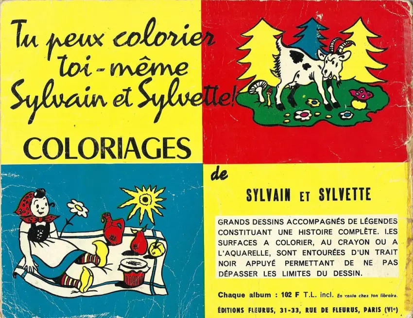 Verso de l'album Sylvain et Sylvette Tome 15 Une traversée mouvementée