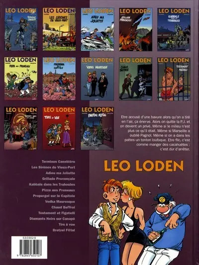 Verso de l'album Léo Loden Tome 13 Bretzel f@tal