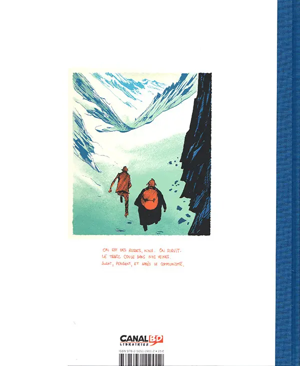 Verso de l'album Slava 1 Après la chute