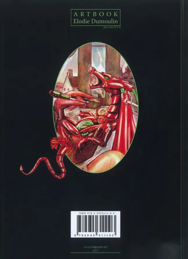 Verso de l'album Art Book