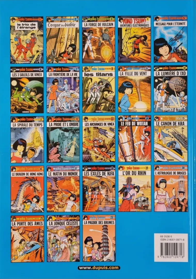 Verso de l'album Yoko Tsuno Tome 13 Les archanges de Vinéa