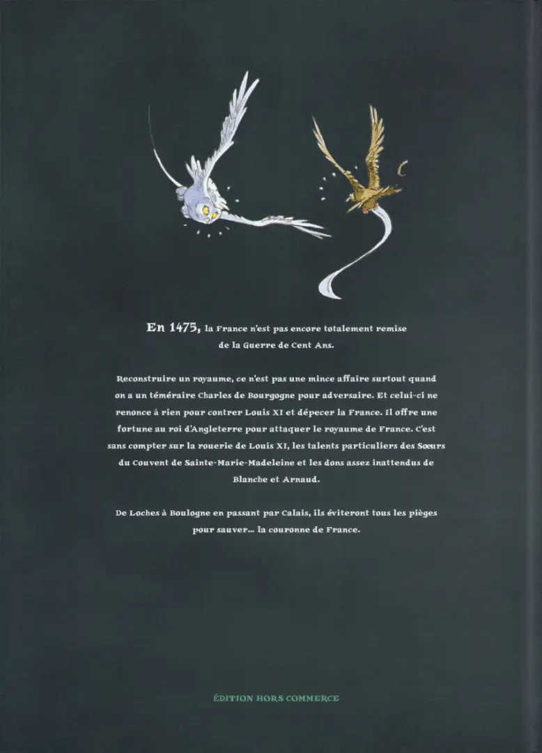 Verso de l'album Les Mantes Religieuses 2 La stratégie de l'araignée