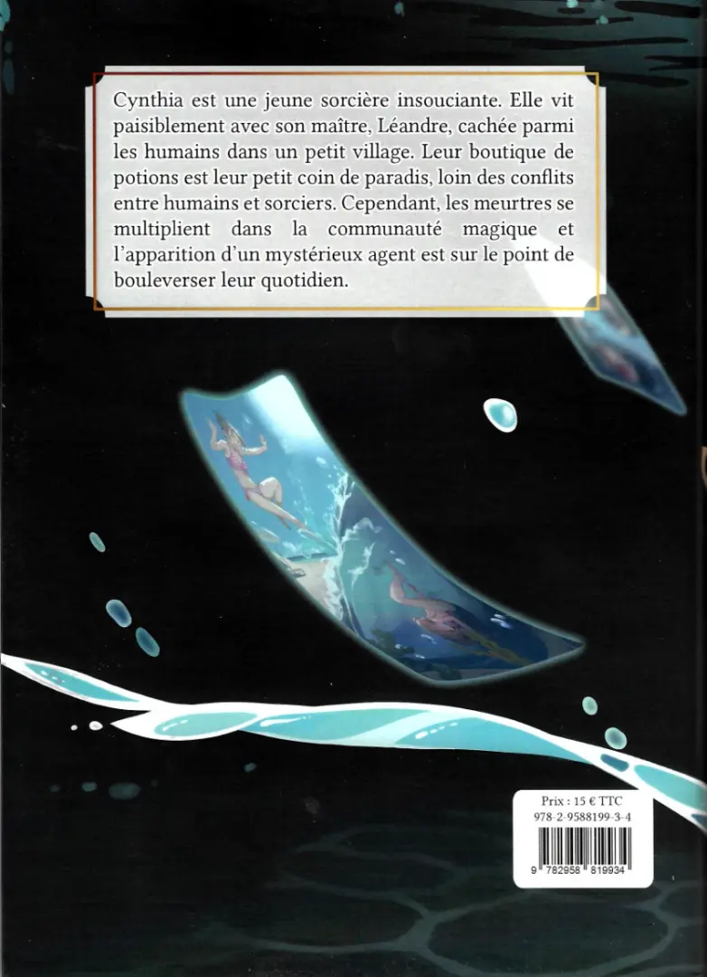 Verso de l'album Le cercle de L'étrange Tome 2