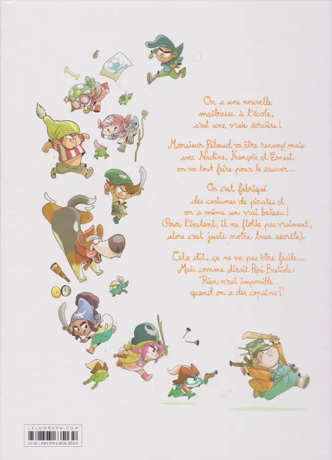 Verso de l'album Ernest & Rebecca Tome 7 Il faut sauver Monsieur Rébaud !