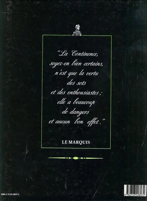 Verso de l'album Les Folles nuits de Cryptée