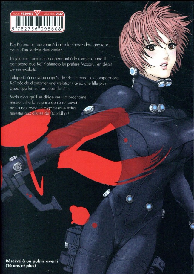 Verso de l'album Gantz Perfect Edition 03