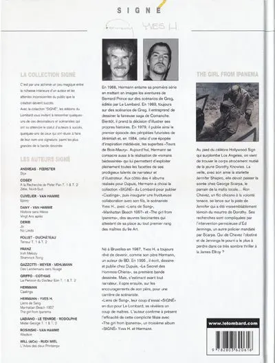Verso de l'album The Girl from Ipanema