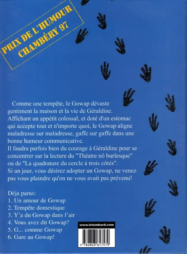 Verso de l'album Le Gowap Tome 6 Gare au Gowap !