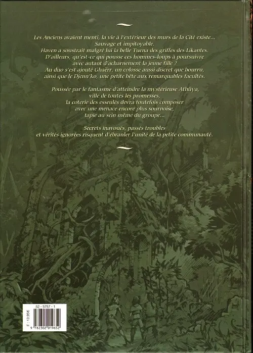 Verso de l'album Haven Tome 2 L'Anneau de Dammor