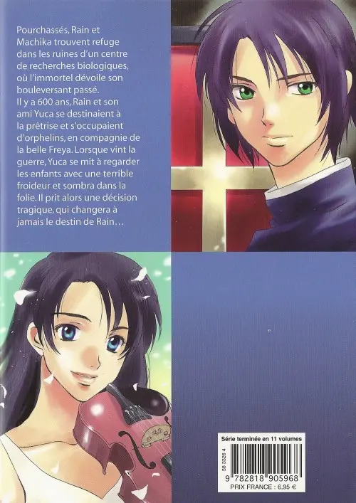Verso de l'album Immortal rain 3