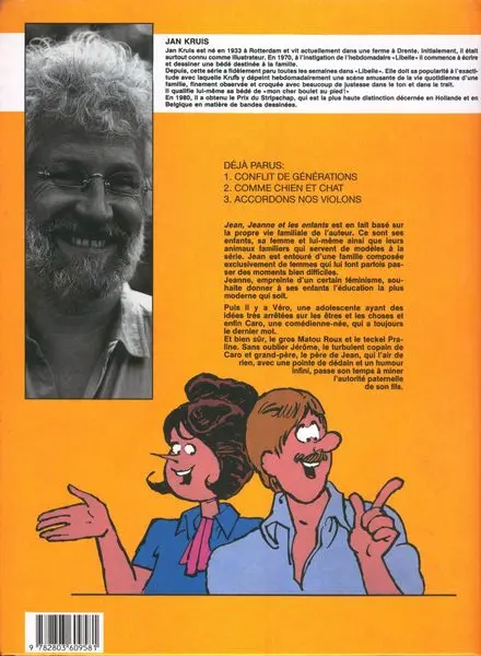 Verso de l'album Jean, Jeanne et les enfants Tome 3 Accordons nos violons