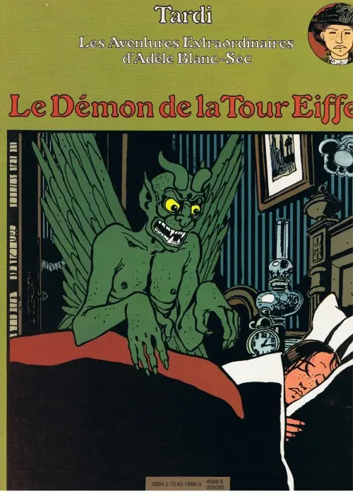 Verso de l'album Les Aventures Extraordinaires d'Adèle Blanc-Sec Tomes 1 et 2 Adèle et la Bête / Le Démon de la Tour Eiffel