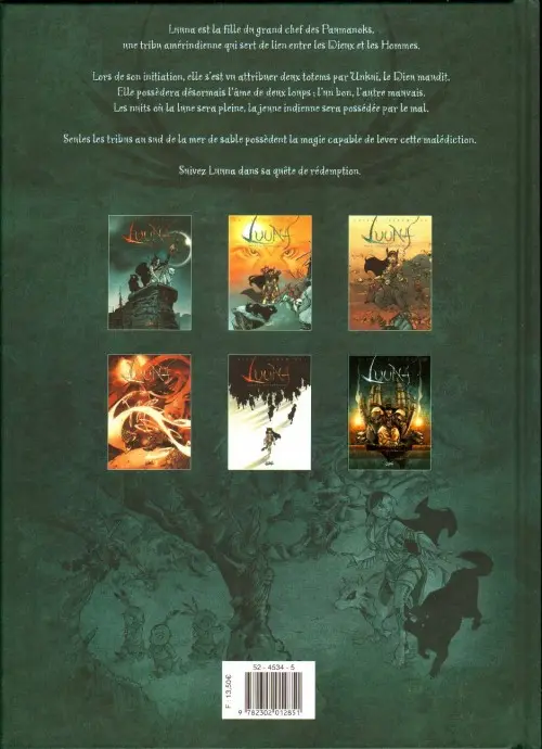 Verso de l'album Luuna Tome 6 La Reine des loups