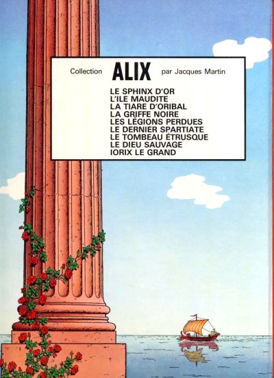 Verso de l'album Alix Tome 10 Iorix le grand