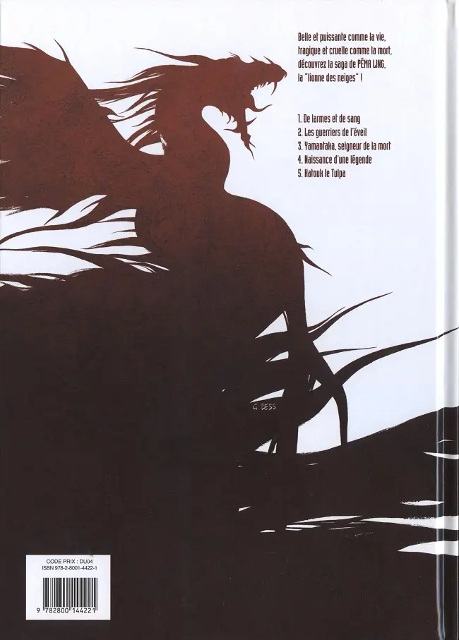 Verso de l'album Péma Ling Tome 5 Katouk le tulpa