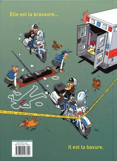 Verso de l'album Les Poulets du Kentucky Tome 1 La poulette et le boulet
