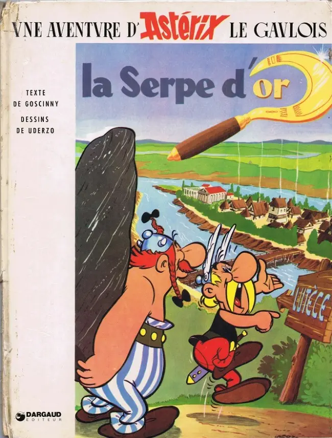 Couverture de l'album Astérix Tome 2 La serpe d'or