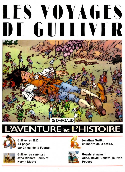 Couverture de l'album L'Aventure et l'histoire Tome 6 Les voyages de Gulliver