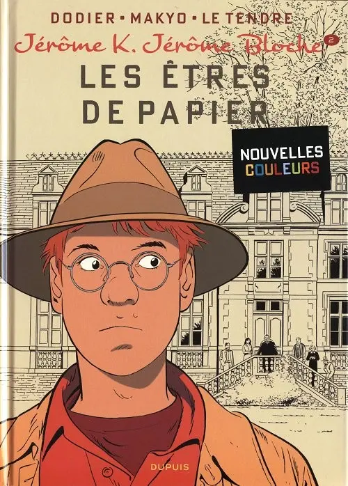 Couverture de l'album Jérôme K. Jérôme Bloche Tome 2 Les êtres de papier