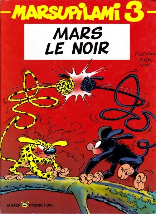 Couverture de l'album Marsupilami Tome 3 Mars le noir