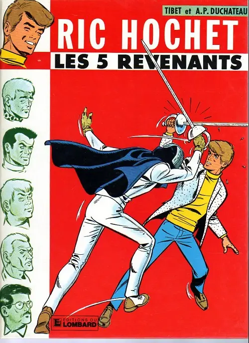Couverture de l'album Ric Hochet Tome 10 Les 5 revenants