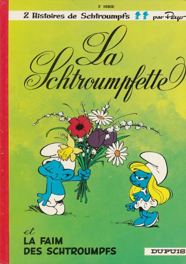 Couverture de l'album Les Schtroumpfs Tome 3 La Schtroumpfette