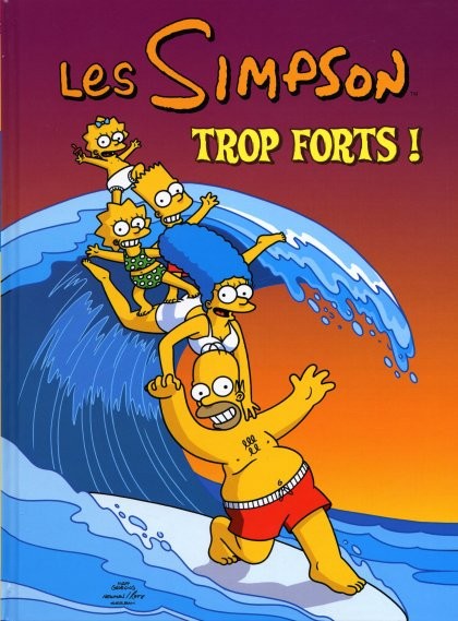 Couverture de l'album Les Simpson Tome 6 Trop forts !