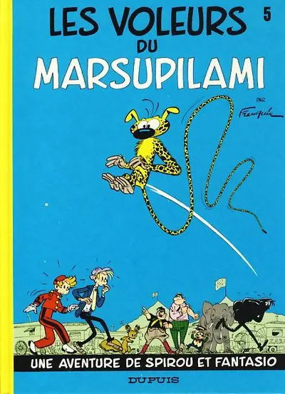 Couverture de l'album Spirou et Fantasio Tome 5 Les voleurs du Marsupilami