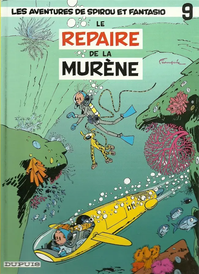 Couverture de l'album Spirou et Fantasio Tome 9 Le repaire de la murène