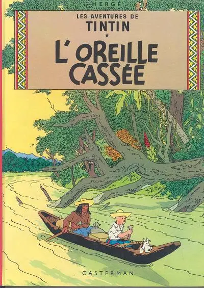 Couverture de l'album Tintin Tome 6 L'oreille cassée