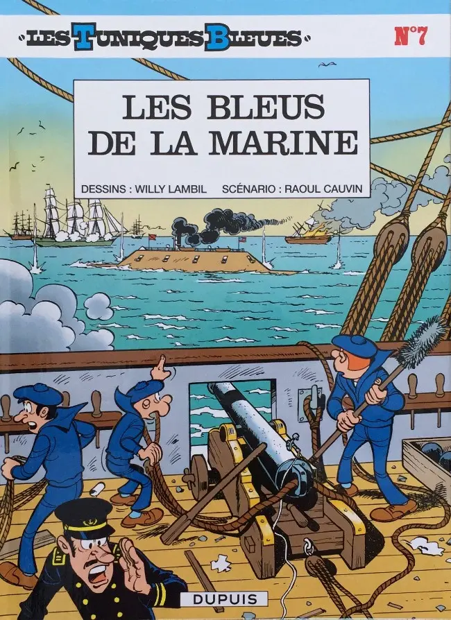 Couverture de l'album Les Tuniques Bleues Tome 7 Les bleus de la marine