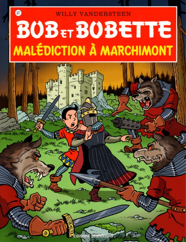 Couverture de l'album Bob et Bobette Tome 327 Malédiction à Marchimont