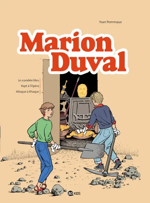 Couverture de l'album Marion Duval #1 Marion Duval et le scarabée bleu - Rapt à l'Opéra - Attaque à Ithaque