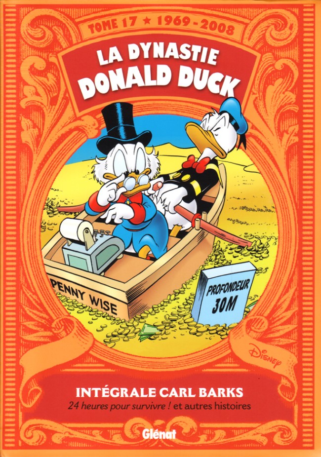 Couverture de l'album La Dynastie Donald Duck Tome 17 24 heures pour survivre ! et autres histoires (1969 - 2008)